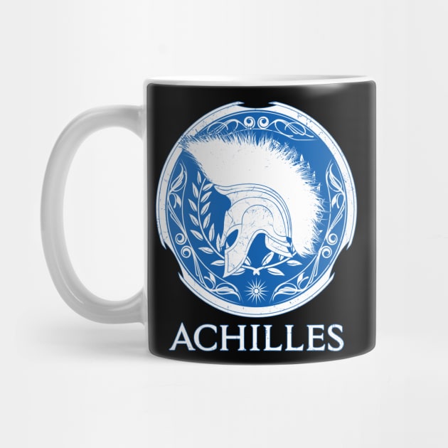 Achilles Greek Warrior by NicGrayTees